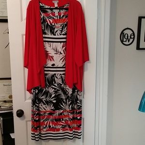 Dress and matching jacket